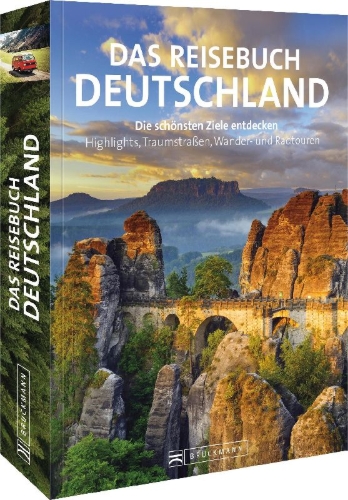 Buchcover und Innenansicht für das Buch: Das Reisebuch Deutschland
