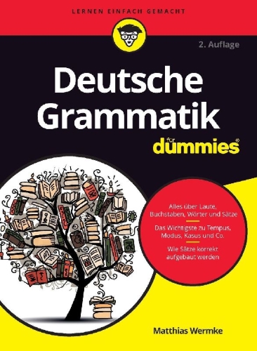 Buchcover und Innenansicht für das Buch: Deutsche Grammatik für Dummies