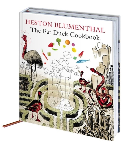 Buchcover und Innenansicht für das Buch: The Fat Duck Cookbook