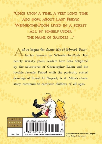 Buchcover und Innenansicht für das Buch: Winnie-The-Pooh