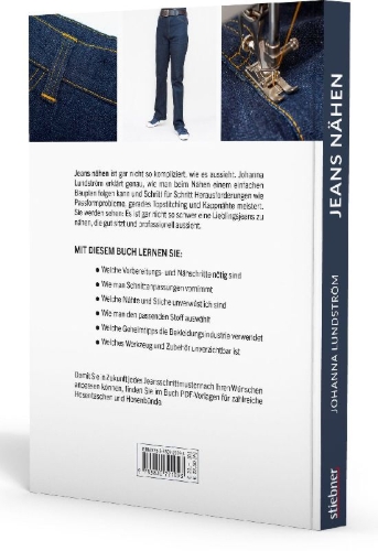 Buchcover und Innenansicht für das Buch: Jeans nähen