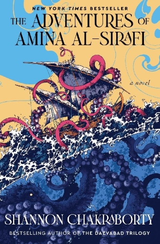 Buchcover und Innenansicht für das Buch: The Adventures of Amina al-Sirafi
