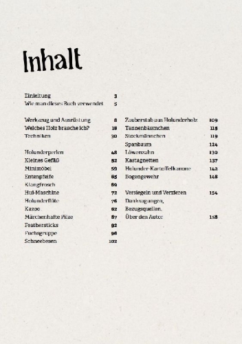 Buchcover und Innenansicht für das Buch: Kinder schnitzen im Wald
