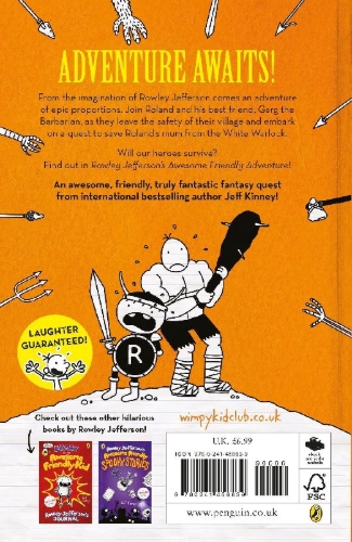 Buchcover und Innenansicht für das Buch: Rowley Jefferson's Awesome Friendly Adventure