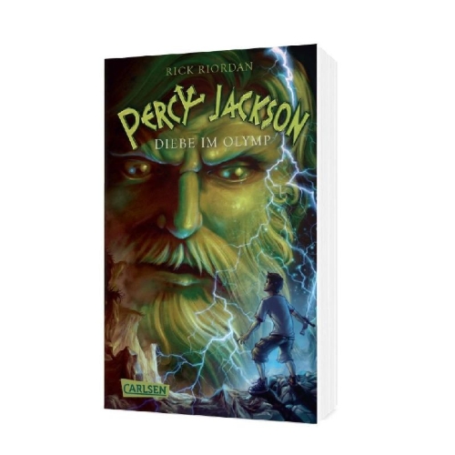 Buchcover und Innenansicht für das Buch: The lightning thief