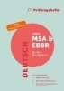 Buchcover und Innenansicht für das Buch: Prüfungsheft & Training - 2026 Deutsch MSA und eBBR - Berlin und Brandenburg - Original-Prüfungen und Lösungen