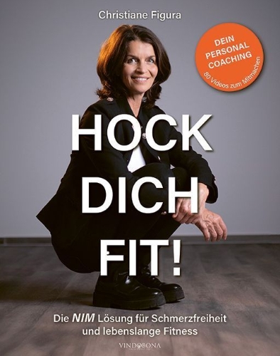 Buchcover und Innenansicht für das Buch: HOCK DICH FIT!
