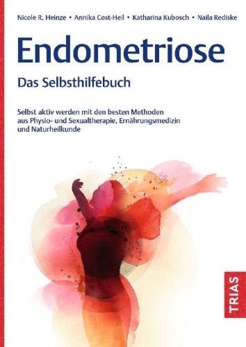 Buchcover und Innenansicht für das Buch: Endometriose - Das Selbsthilfebuch
