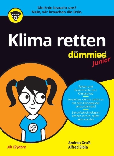 Buchcover und Innenansicht für das Buch: Klima retten für Dummies Junior