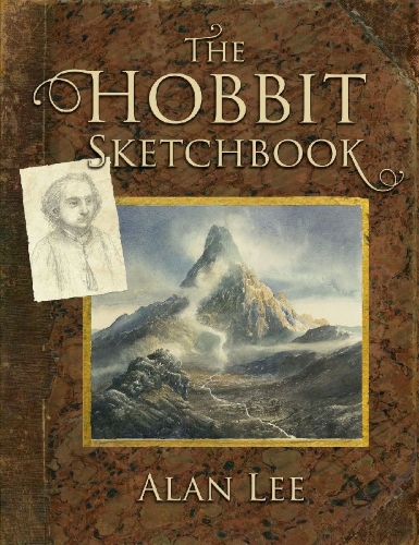 Buchcover und Innenansicht für das Buch: The Hobbit Sketchbook