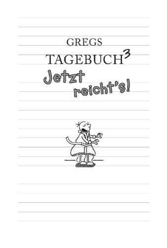 Buchcover und Innenansicht für das Buch: Diary of a Wimpy Kid: The Last Straw