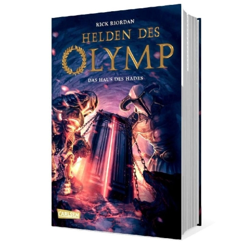 Buchcover und Innenansicht für das Buch: Helden des Olymp 04: Das Haus des Hades