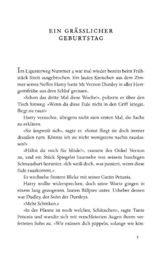 Buchcover und Innenansicht für das Buch: Harry Potter and the Chamber of Secrets