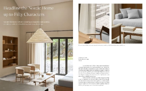 Buchcover und Innenansicht für das Buch: The Nordic Home