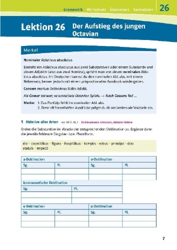Buchcover und Innenansicht für das Buch: Pontes 3. Das Trainingsbuch zum Schulbuch