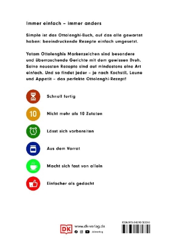 Buchcover und Innenansicht für das Buch: Simple. Das Kochbuch