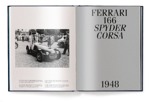 Buchcover und Innenansicht für das Buch: The Ferrari Book - Passion for Design