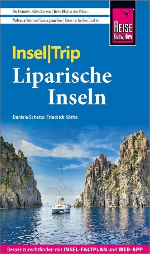 Buchcover und Innenansicht für das Buch: Reise Know-How InselTrip Liparische Inseln