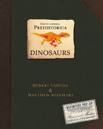 Buchcover und Innenansicht für das Buch: Encyclopedia Prehistorica Dinosaurs