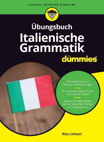 Buchcover und Innenansicht für das Buch: Übungsbuch Italienische Grammatik für Dummies
