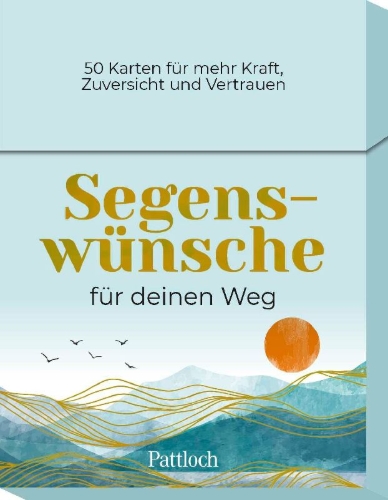 Buchcover und Innenansicht für das Buch: Affirmationskarten: Segenswünsche für deinen Weg