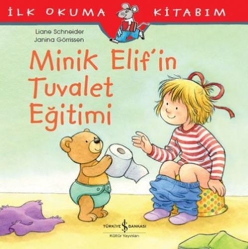 Buchcover und Innenansicht für das Buch: Minik Elif'in Tuvalet Egitimi
