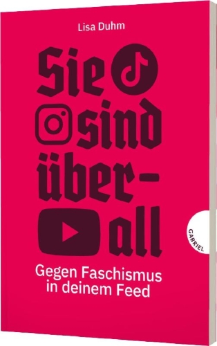 Buchcover und Innenansicht für das Buch: Sie sind überall