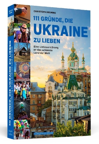 Buchcover und Innenansicht für das Buch: 111 Gründe, die Ukraine zu lieben