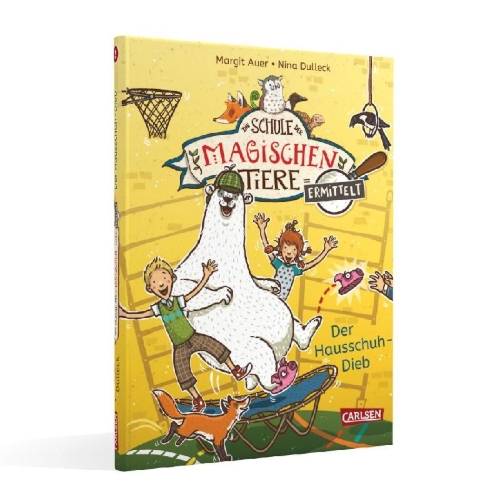 Buchcover und Innenansicht für das Buch: Die Schule der magischen Tiere ermittelt 2: Der Hausschuh-Dieb (Zum Lesenlernen)