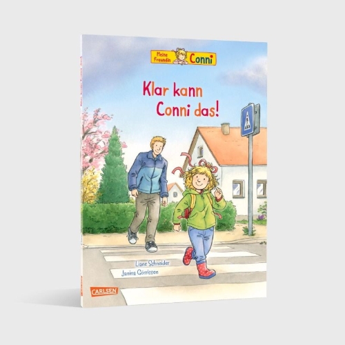 Buchcover und Innenansicht für das Buch: Conni-Bilderbücher: Klar kann Conni das!