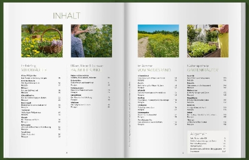 Buchcover und Innenansicht für das Buch: Landlust Naturapotheke 2