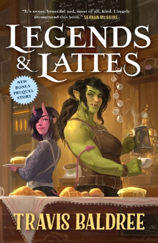 Buchcover und Innenansicht für das Buch: Legends & Lattes