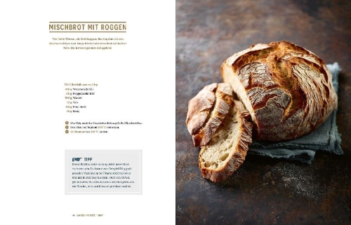 Buchcover und Innenansicht für das Buch: Brot backen in Perfektion - Sonderedition