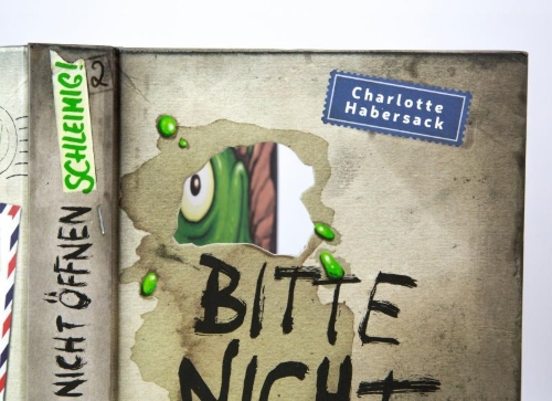 Buchcover und Innenansicht für das Buch: Bitte nicht öffnen 2: Schleimig!