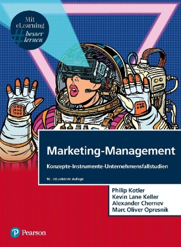 Buchcover und Innenansicht für das Buch: Marketing-Management