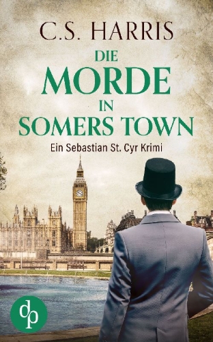 Buchcover und Innenansicht für das Buch: Die Morde in Somers Town | Der fesselnde historische Krimi im düsteren Regency London