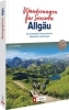 Buchcover und Innenansicht für das Buch: Wanderungen für Senioren Allgäu