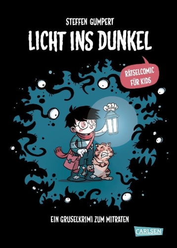 Buchcover und Innenansicht für das Buch: Licht ins Dunkel