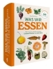 Buchcover und Innenansicht für das Buch: Was wir essen