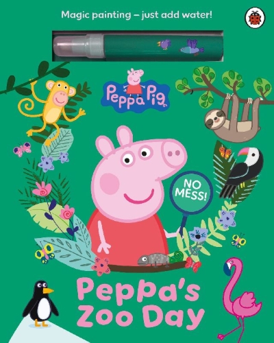 Buchcover und Innenansicht für das Buch: Peppa Pig: Peppa's Zoo Day