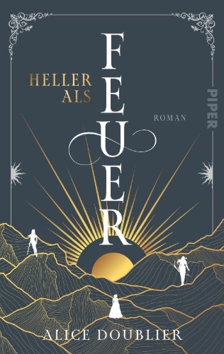 Buchcover und Innenansicht für das Buch: Elles et le Feu