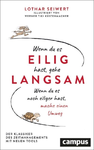 Buchcover und Innenansicht für das Buch: Wenn du es eilig hast, gehe langsam