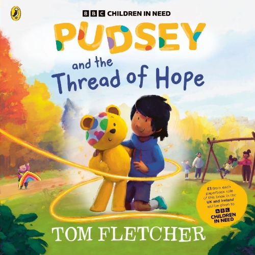 Buchcover und Innenansicht für das Buch: Pudsey and the Thread of Hope