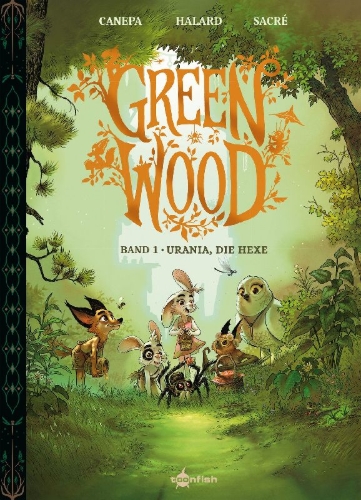 Buchcover und Innenansicht für das Buch: Au chant des grenouilles 1