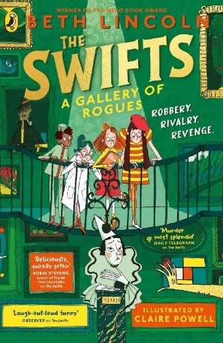 Buchcover und Innenansicht für das Buch: The Swifts: A Gallery of Rogues