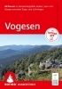 Buchcover und Innenansicht für das Buch: ROTHER Wanderführer Vogesen. 60 Touren zu Panoramagipfeln, Felsen, Seen und Burgen zwischen Elsass und Lothringen