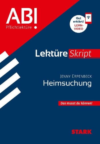 Buchcover und Innenansicht für das Buch: STARK Jenny Erpenbeck: Heimsuchung - Deutsch - LektüreSkript
