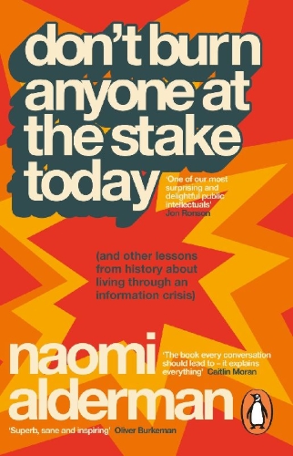 Buchcover und Innenansicht für das Buch: Don't Burn Anyone at the Stake Today
