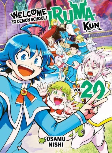 Buchcover und Innenansicht für das Buch: Welcome to Demon School! Iruma-Kun 20
