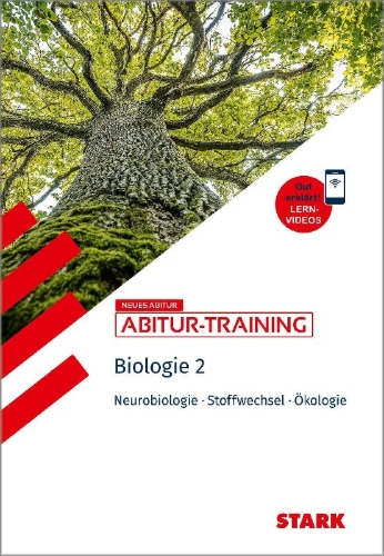 Buchcover und Innenansicht für das Buch: STARK Biologie 2 - Abitur-Training - Neurobiologie, Stoffwechselphysiologie, Ökologie